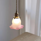 Tulips Lampe à Suspension en Verre Ambré Organique - Neutralighting