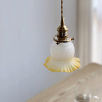 Tulips Lampe à Suspension en Verre Ambré Organique - Neutralighting