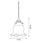 Tulips Lampe à Suspension en Verre Ambré Organique - Neutralighting