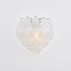 Aurora Applique Murale Murano Verre Pétale Givré Cascadant - Neutralighting