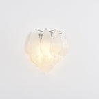 Aurora Applique Murale Murano Verre Pétale Givré Cascadant - Neutralighting