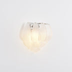 Aurora Applique Murale Murano Verre Pétale Givré Cascadant - Neutralighting