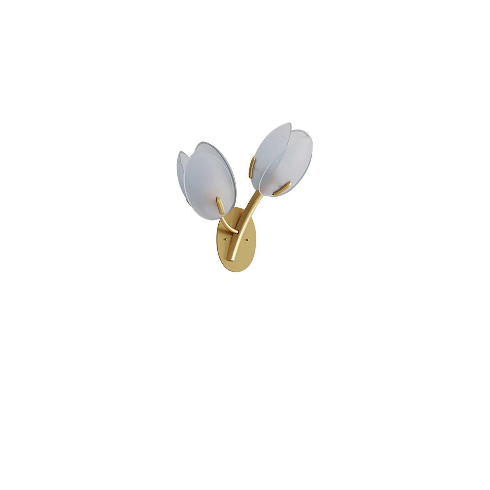 Orlantha Lampe Murale en Verre Art Nordic Bloom - Neutralighting
