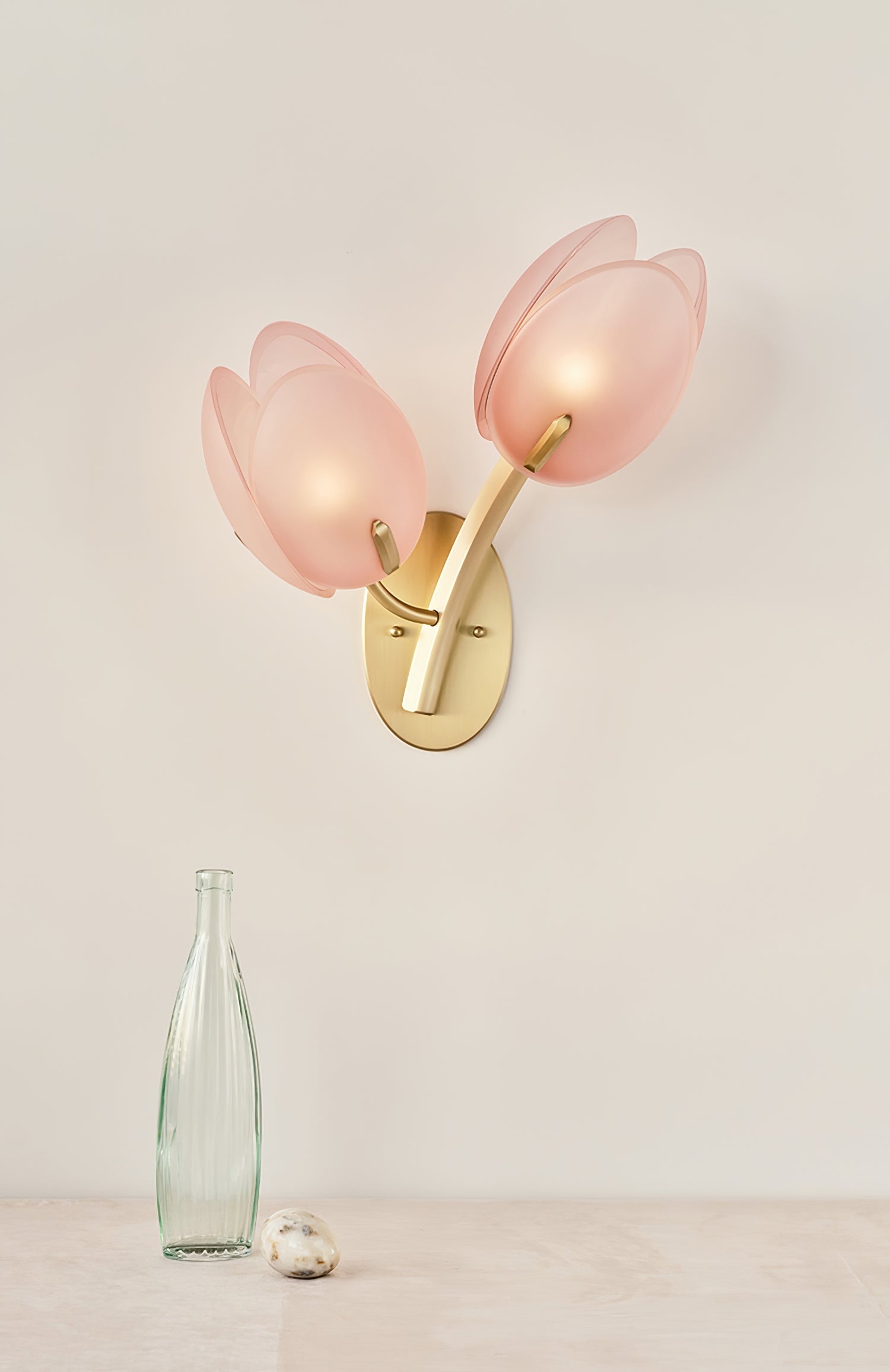 Orlantha Lampe Murale en Verre Art Nordic Bloom - Neutralighting