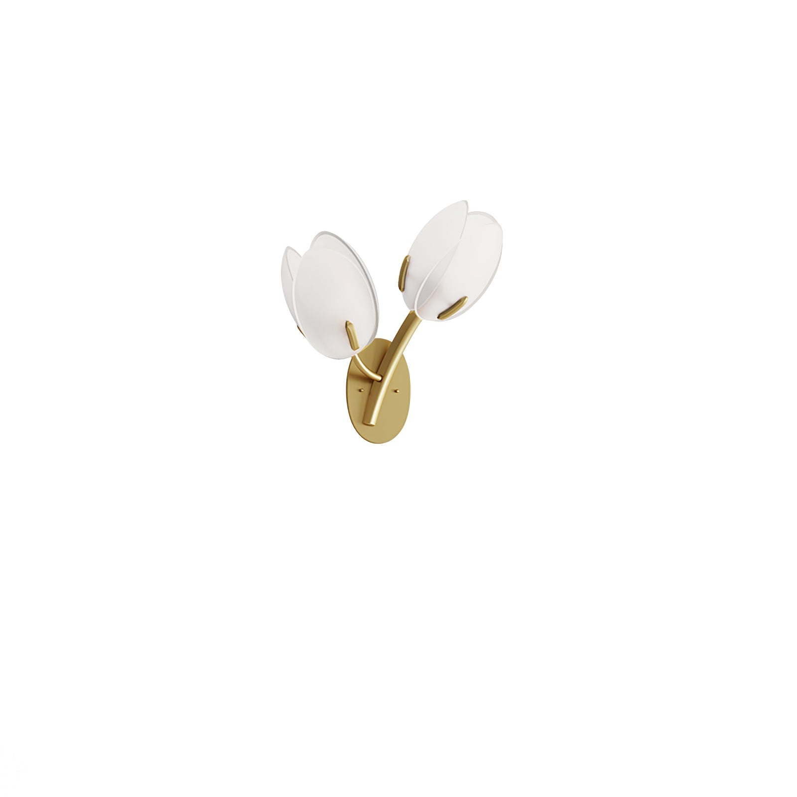 Orlantha Lampe Murale en Verre Art Nordic Bloom - Neutralighting