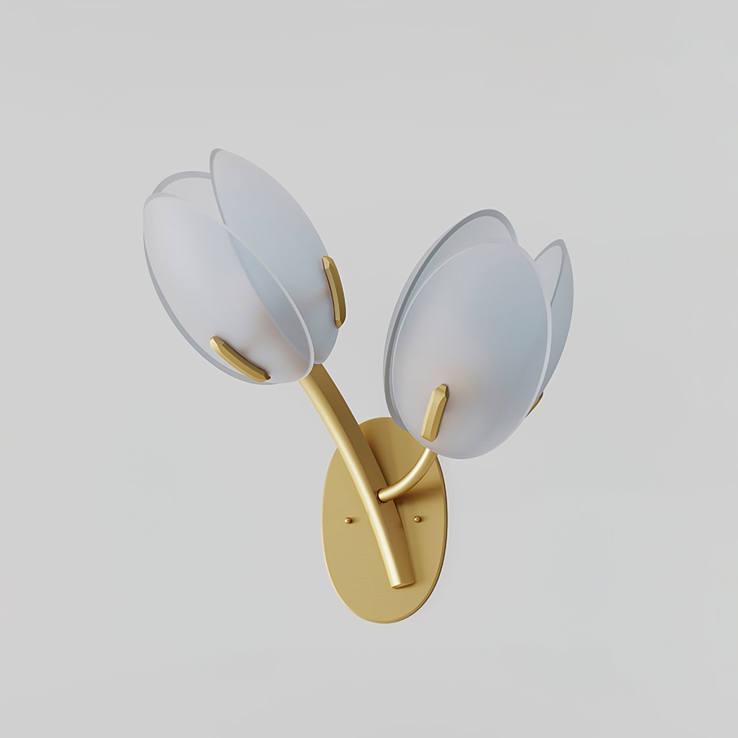Orlantha Lampe Murale en Verre Art Nordic Bloom - Neutralighting