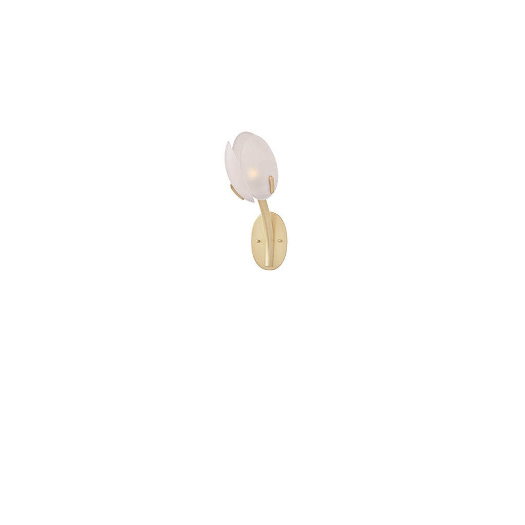 Orlantha Lampe Murale en Verre Art Nordic Bloom - Neutralighting