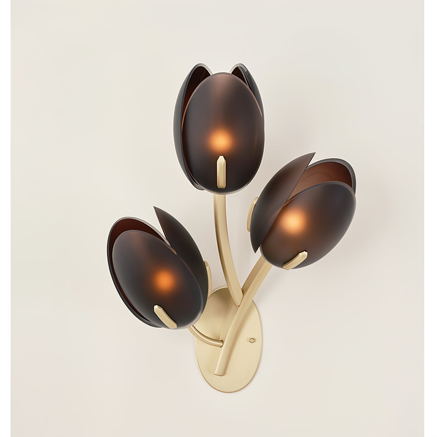 Orlantha Lampe Murale en Verre Art Nordic Bloom - Neutralighting