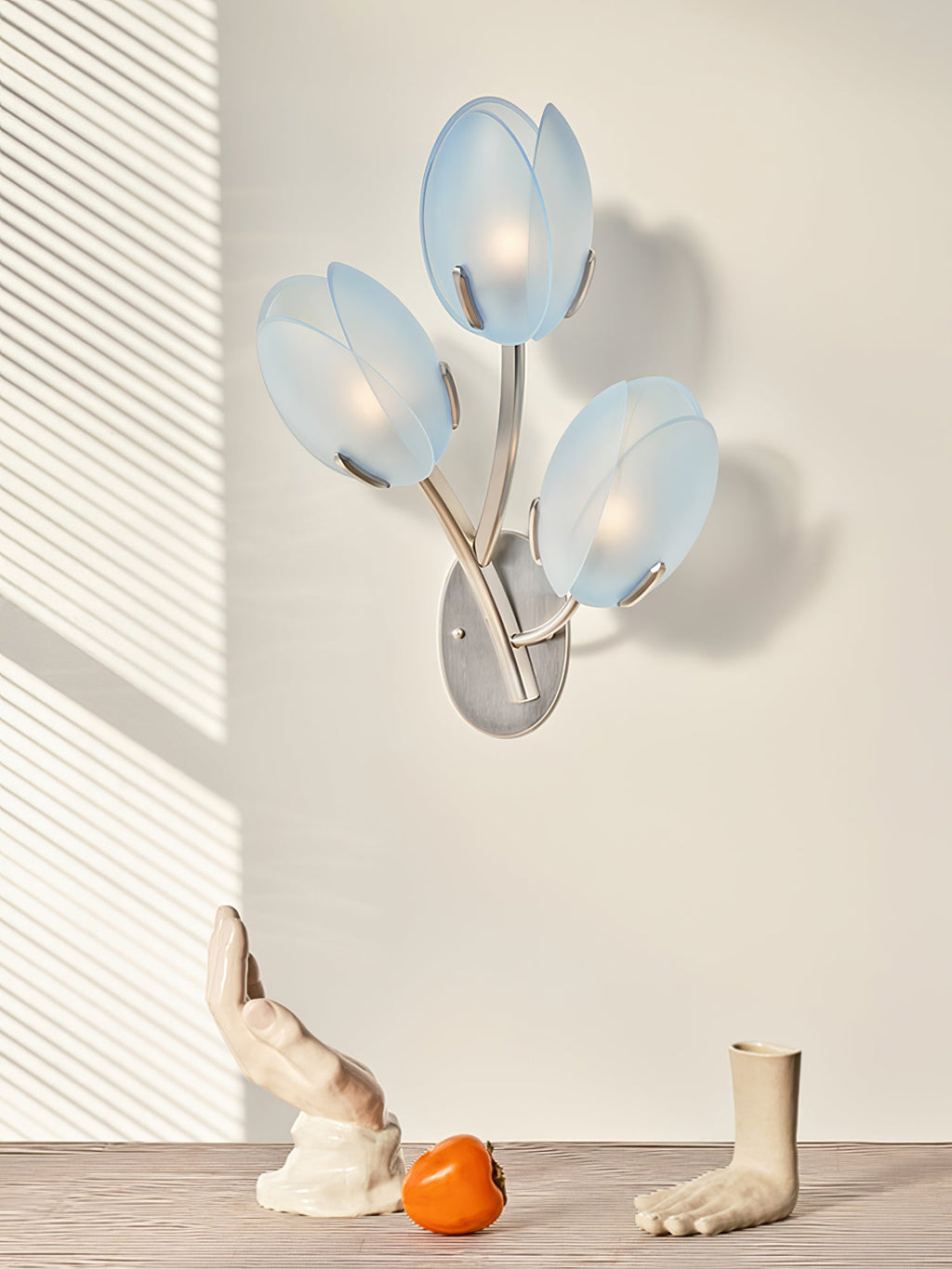 Orlantha Lampe Murale en Verre Art Nordic Bloom - Neutralighting