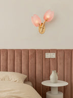 Orlantha Lampe Murale en Verre Art Nordic Bloom - Neutralighting