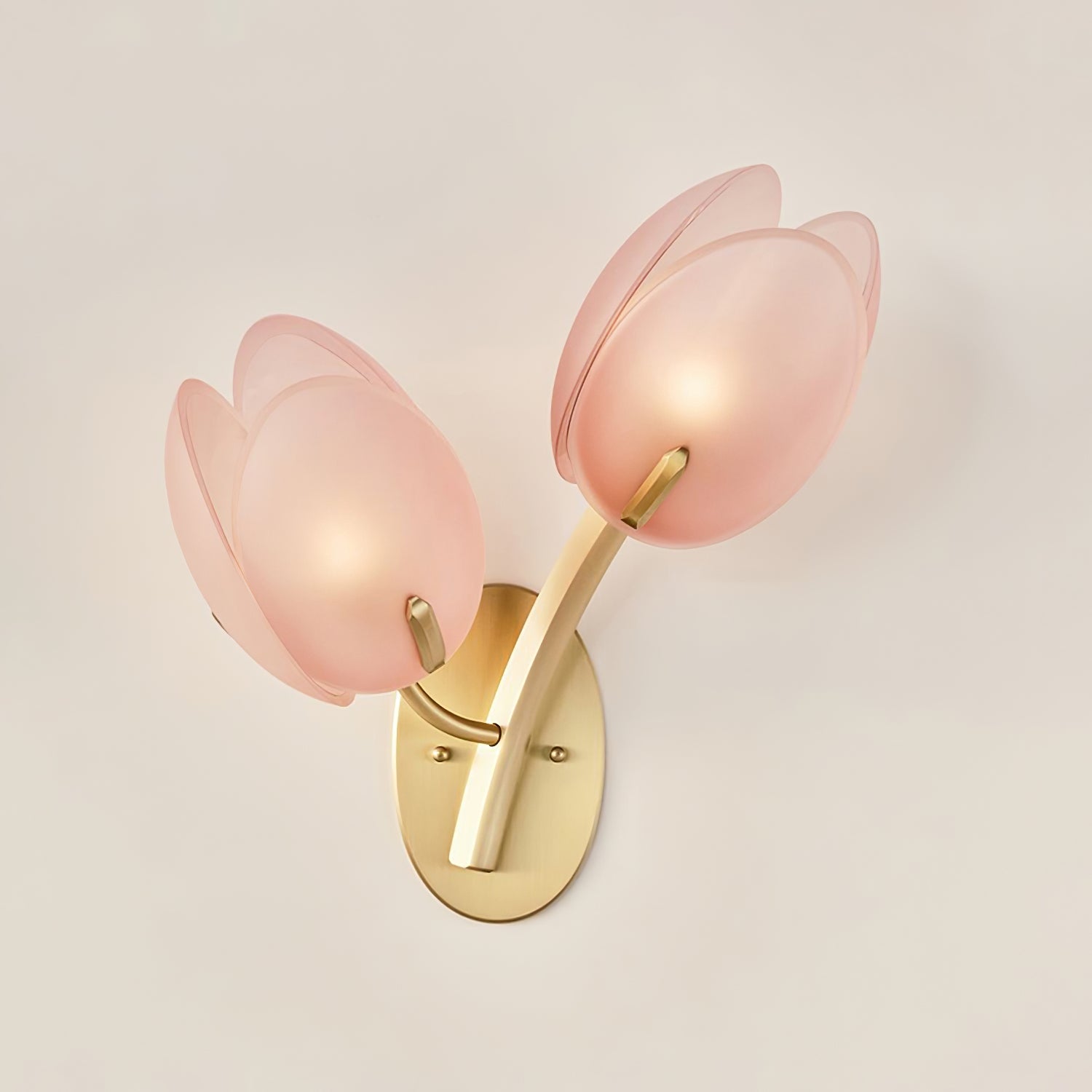 Orlantha Lampe Murale en Verre Art Nordic Bloom - Neutralighting