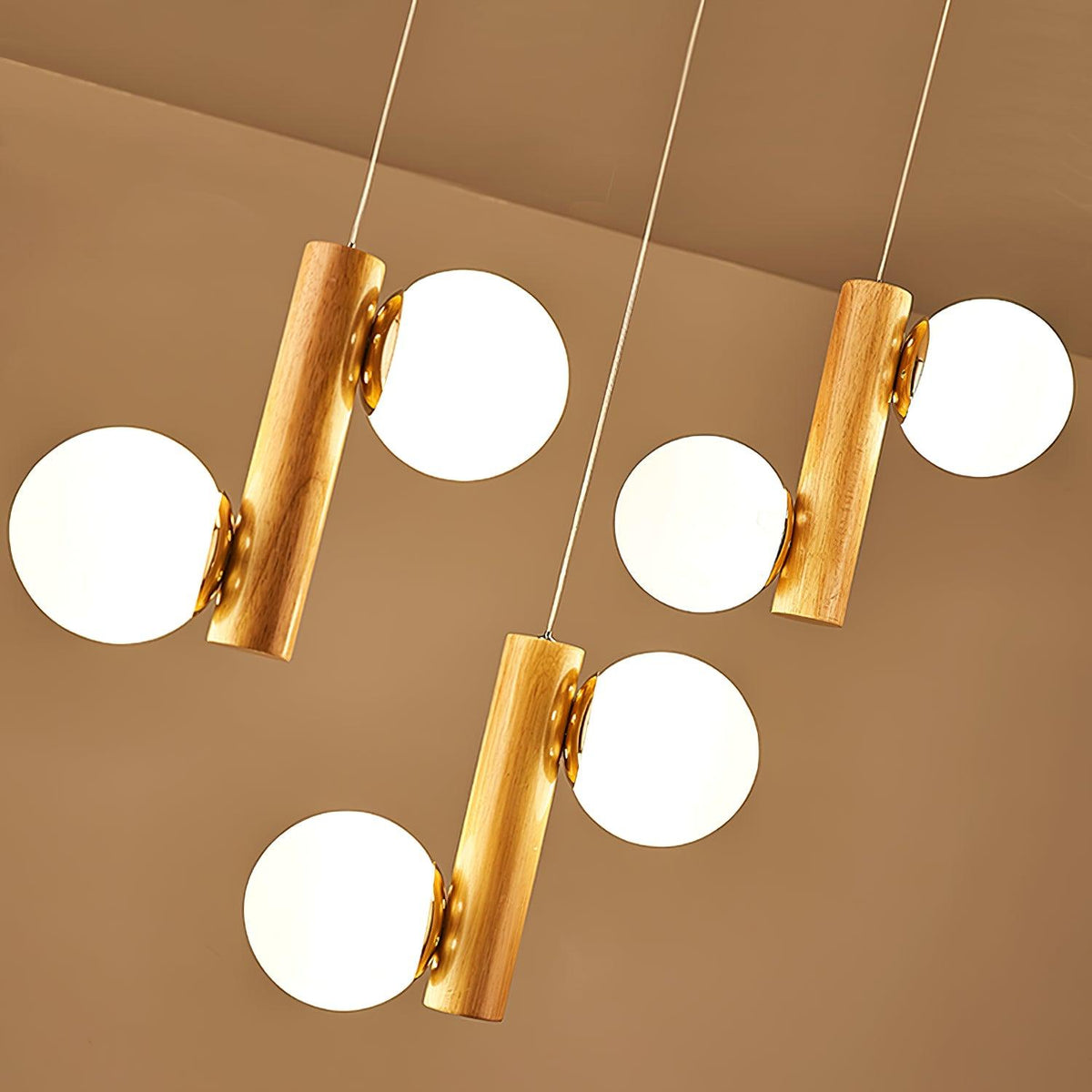 Solstica Suspension Bois Classique - Neutralighting