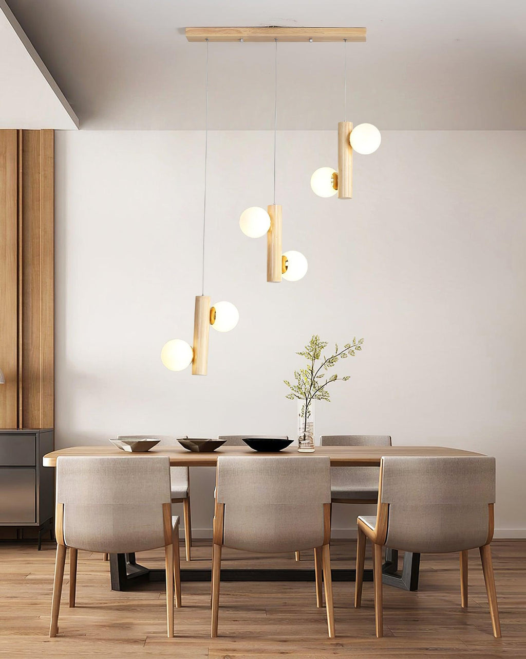 Solstica Suspension Bois Classique - Neutralighting