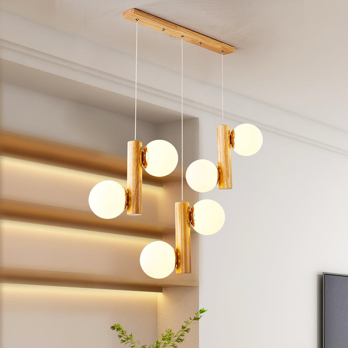 Solstica Suspension Bois Classique - Neutralighting