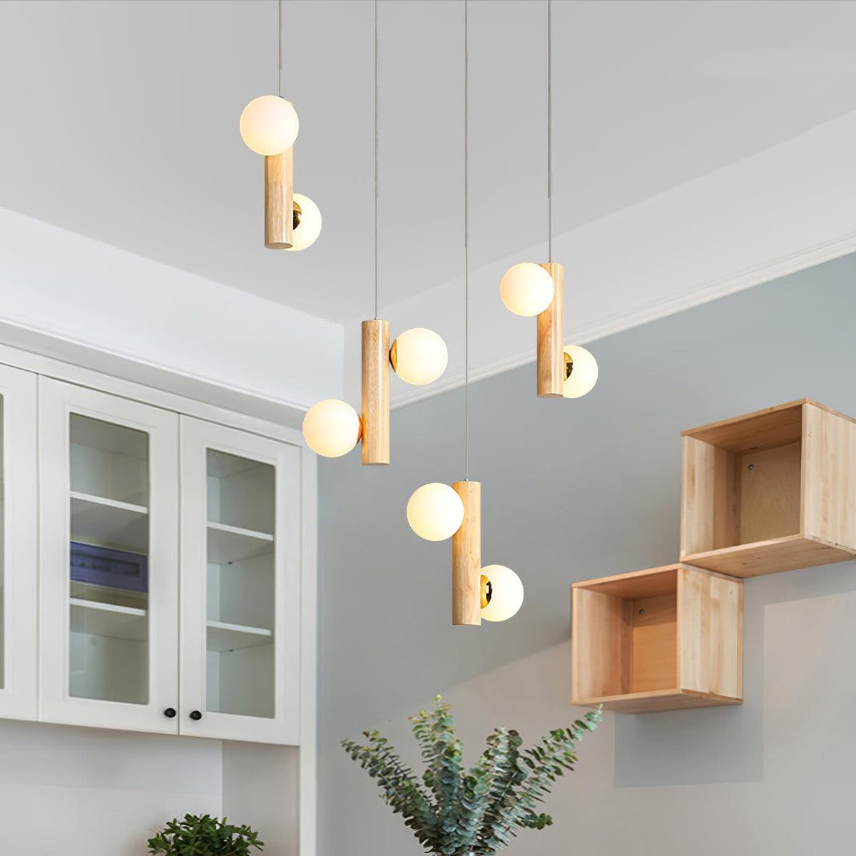 Solstica Suspension Bois Classique - Neutralighting