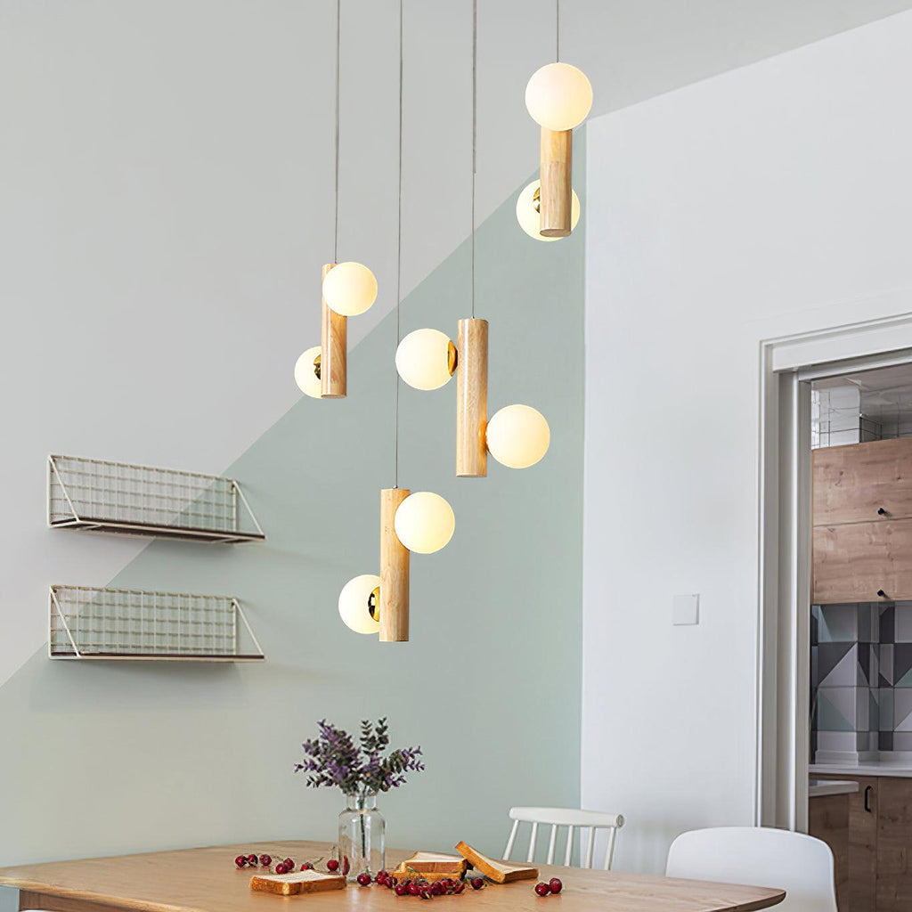 Solstica Suspension Bois Classique - Neutralighting