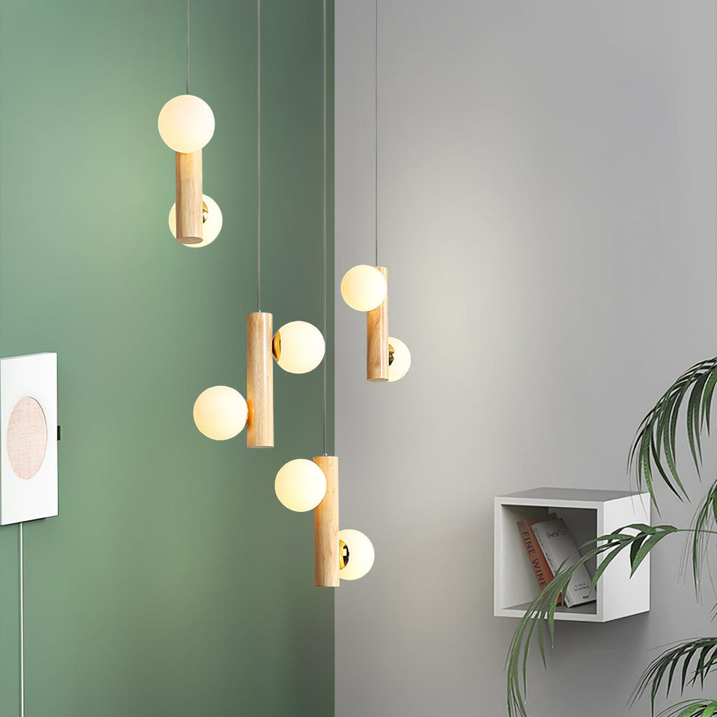 Solstica Suspension Bois Classique - Neutralighting