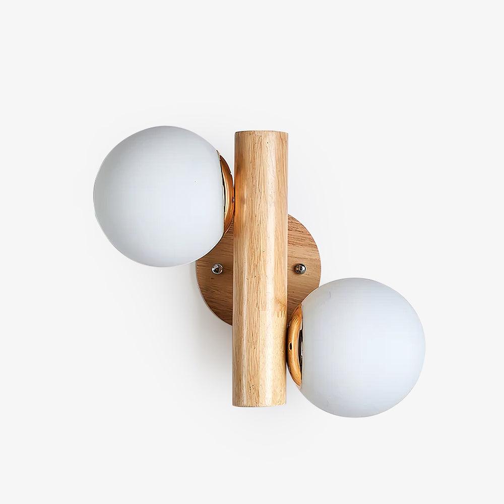 Vexorise Lampe Murale en Bois Scandinave - Neutralighting