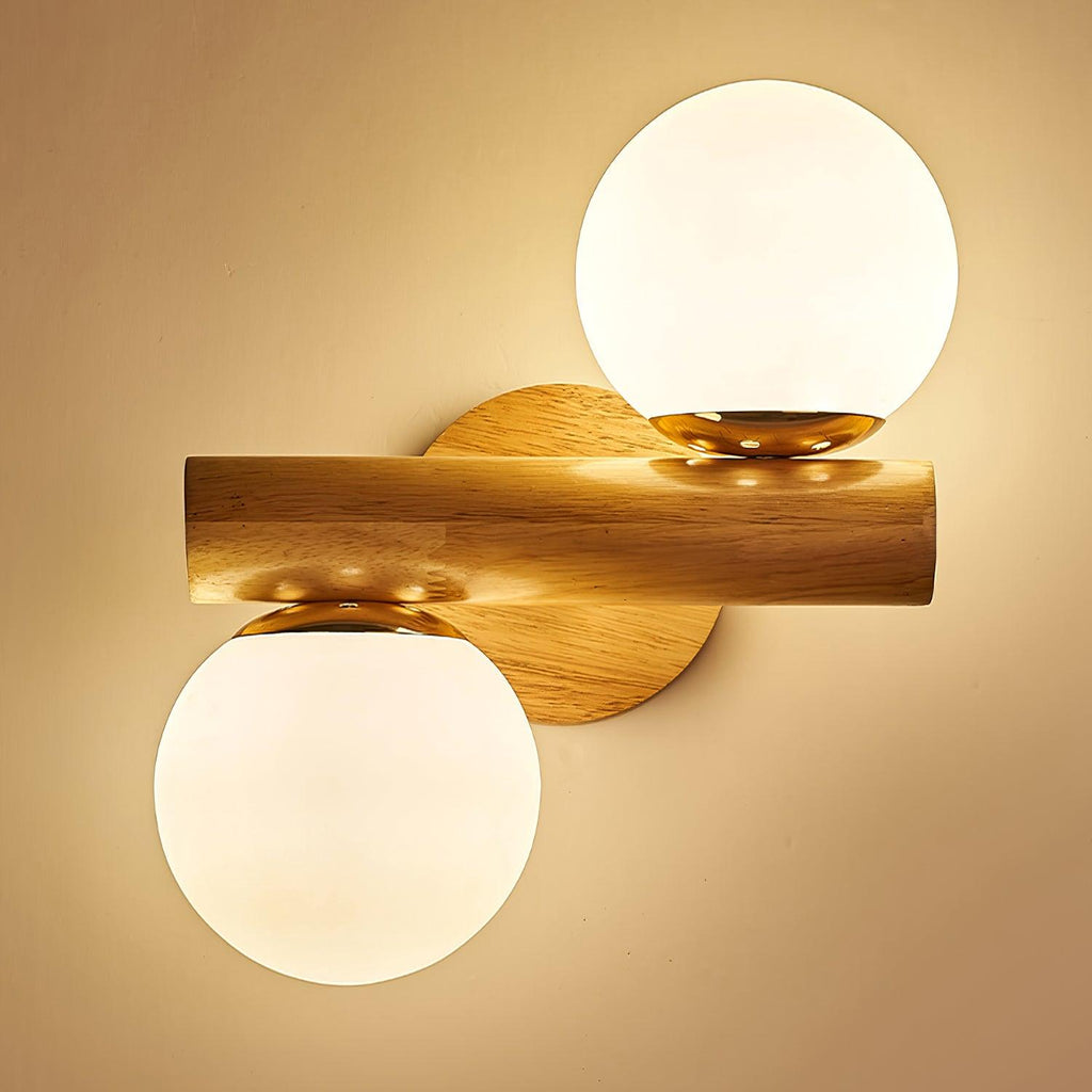 Vexorise Lampe Murale en Bois Scandinave - Neutralighting