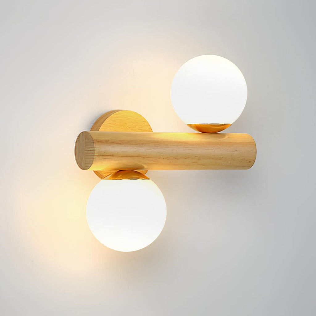 Vexorise Lampe Murale en Bois Scandinave - Neutralighting