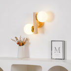 Vexorise Lampe Murale en Bois Scandinave - Neutralighting