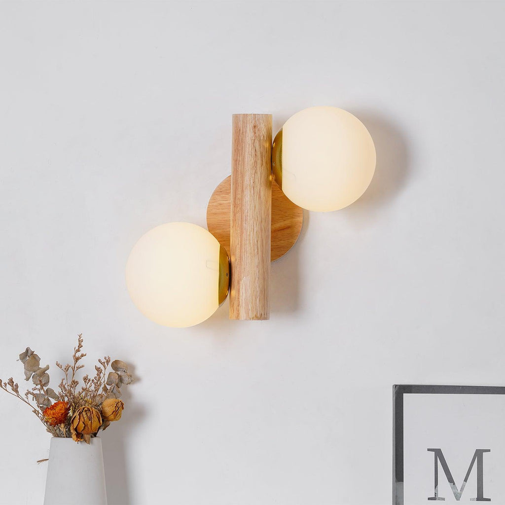 Vexorise Lampe Murale en Bois Scandinave - Neutralighting