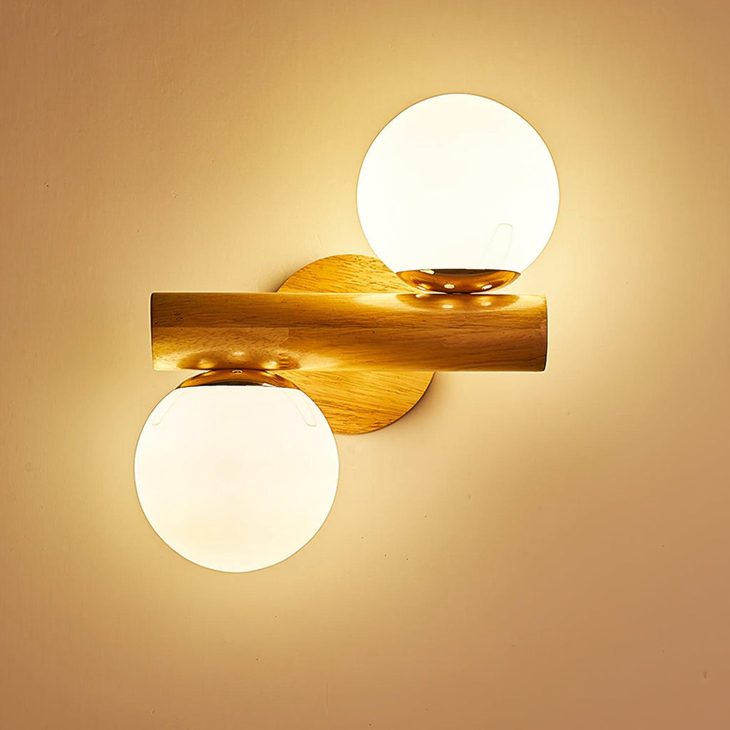 Vexorise Lampe Murale en Bois Scandinave - Neutralighting