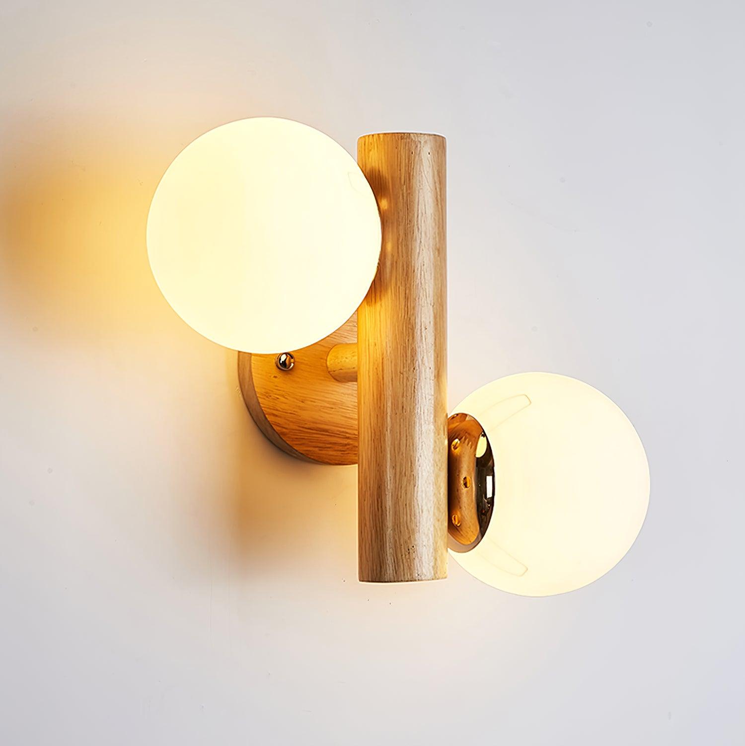 Vexorise Lampe Murale en Bois Scandinave - Neutralighting
