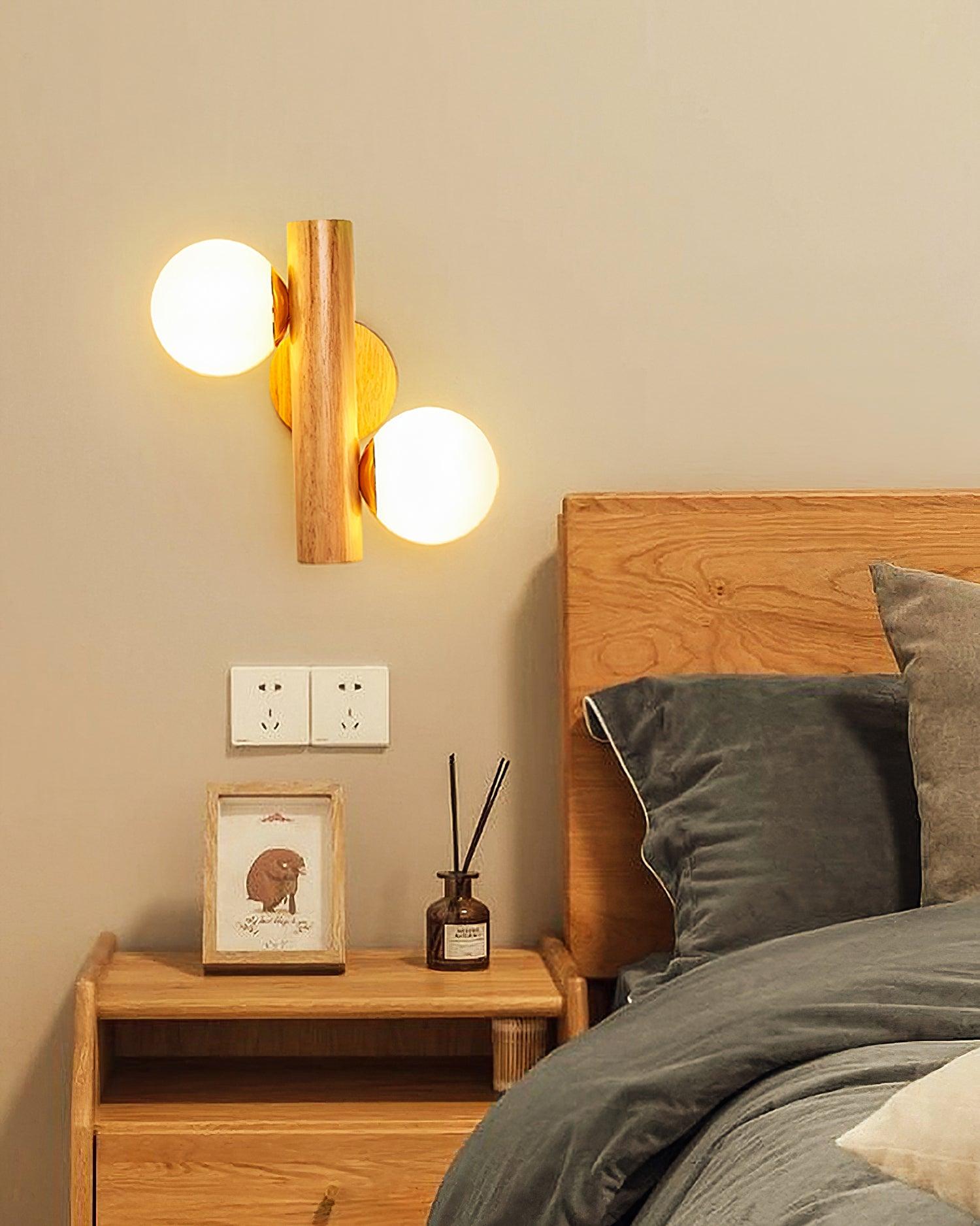 Vexorise Lampe Murale en Bois Scandinave - Neutralighting