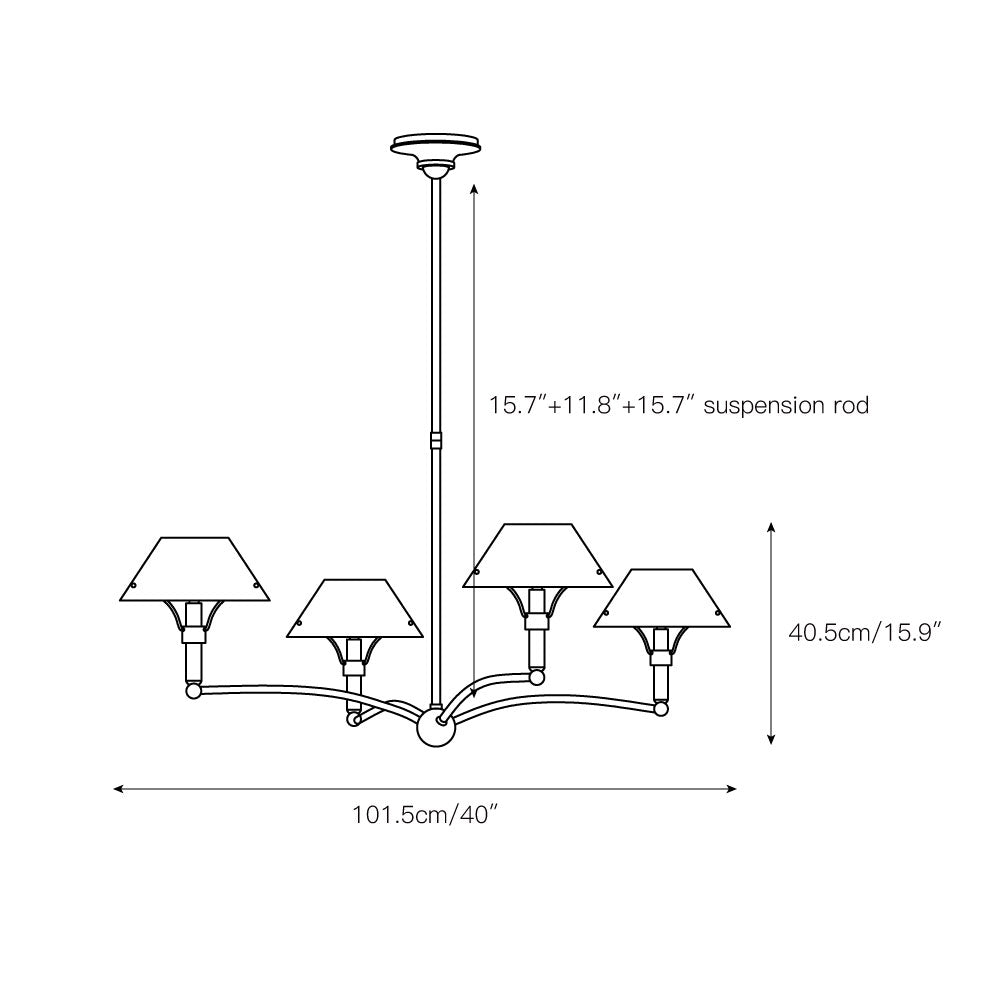 Turlington Lustre Laiton Métal Industriel Vintage - Neutralighting