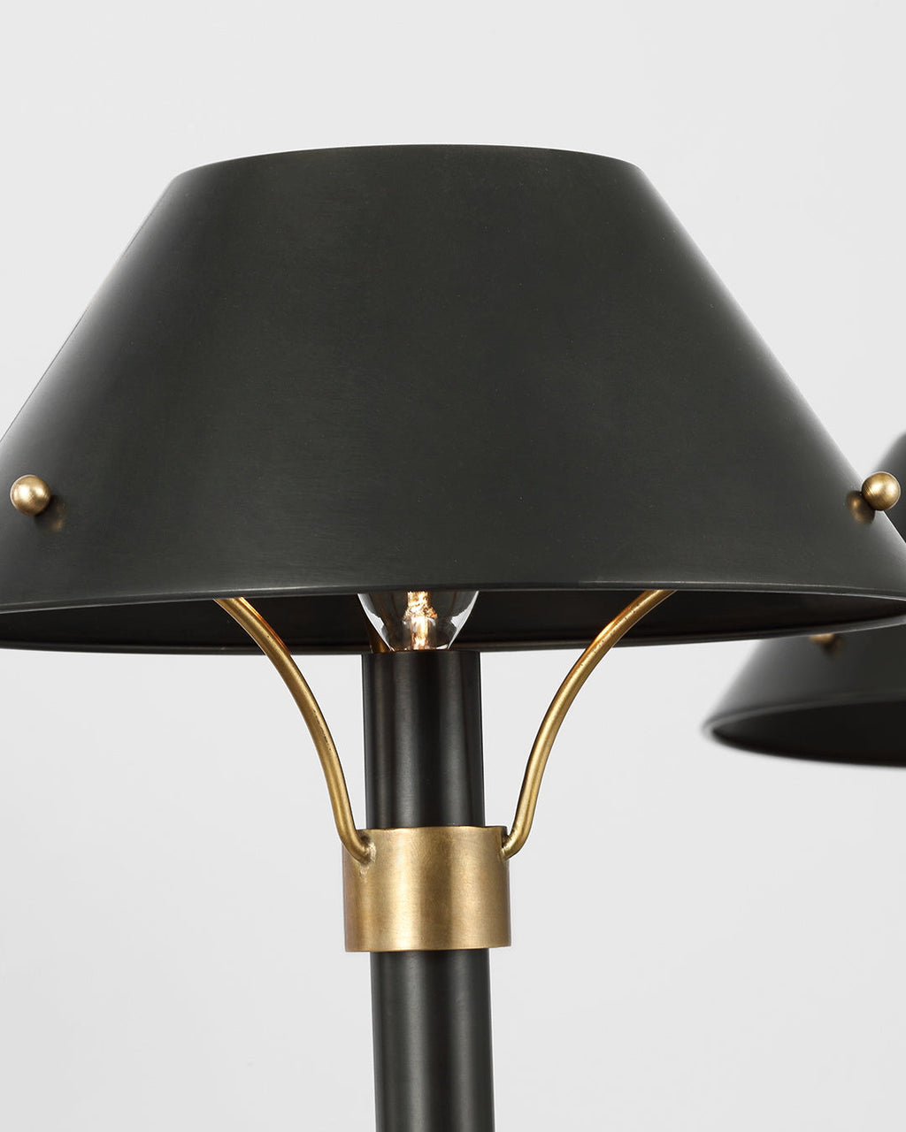 Turlington Lustre Laiton Métal Industriel Vintage - Neutralighting