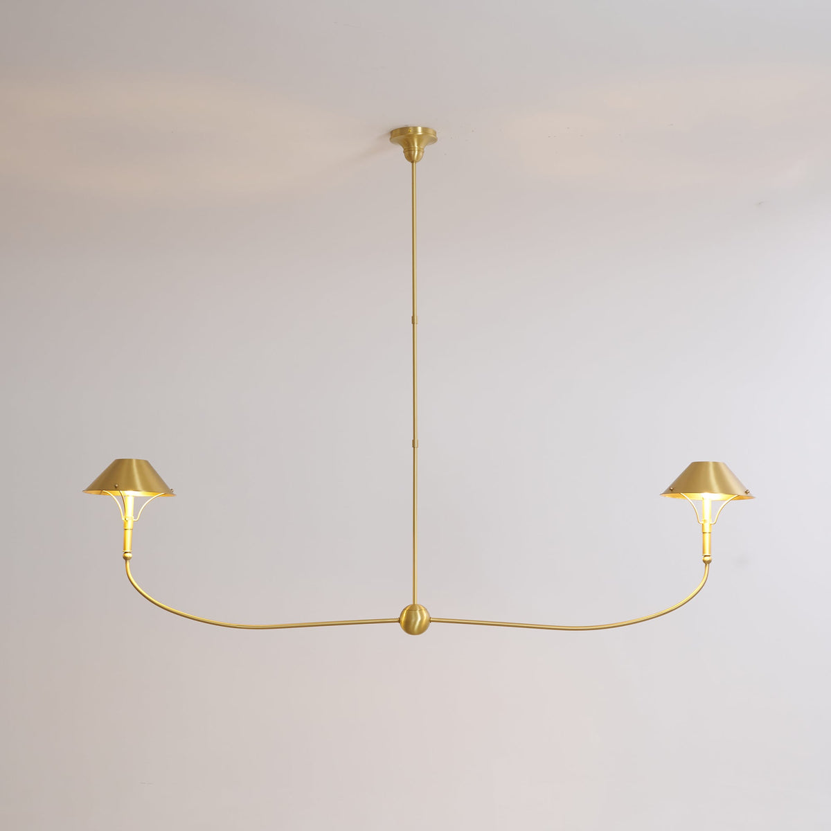 Turlington Lustre Laiton Métal Industriel Vintage - Neutralighting