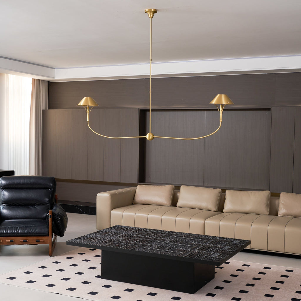 Turlington Lustre Laiton Métal Industriel Vintage - Neutralighting