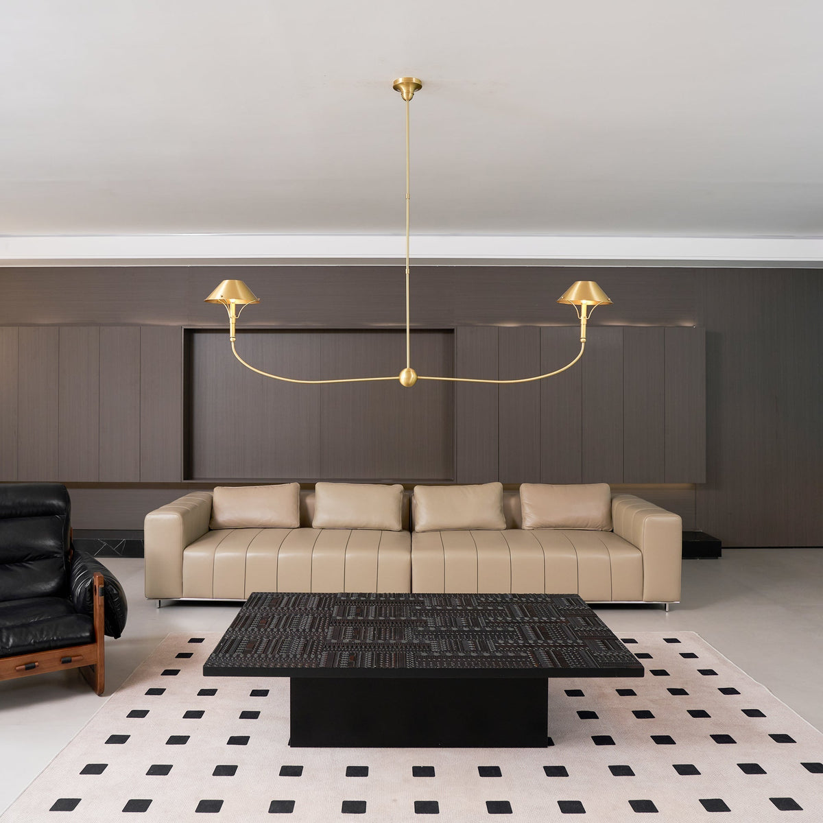 Turlington Lustre Laiton Métal Industriel Vintage - Neutralighting
