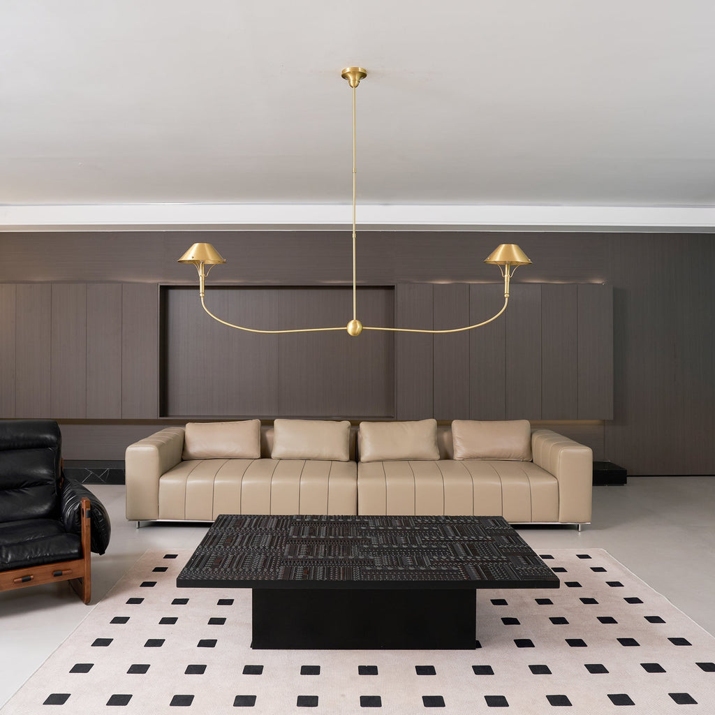 Turlington Lustre Laiton Métal Industriel Vintage - Neutralighting