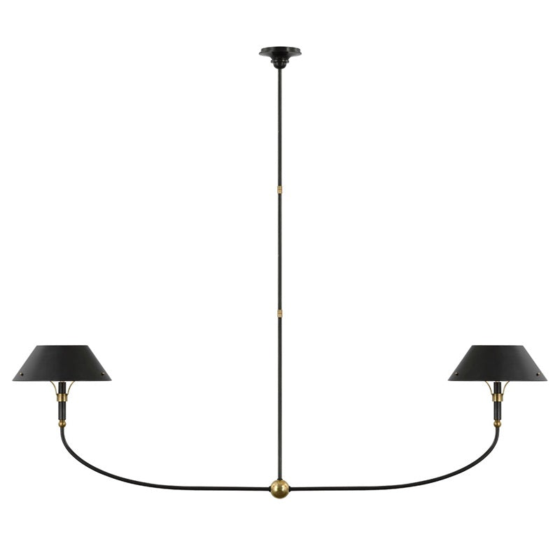 Turlington Lustre Laiton Métal Industriel Vintage - Neutralighting