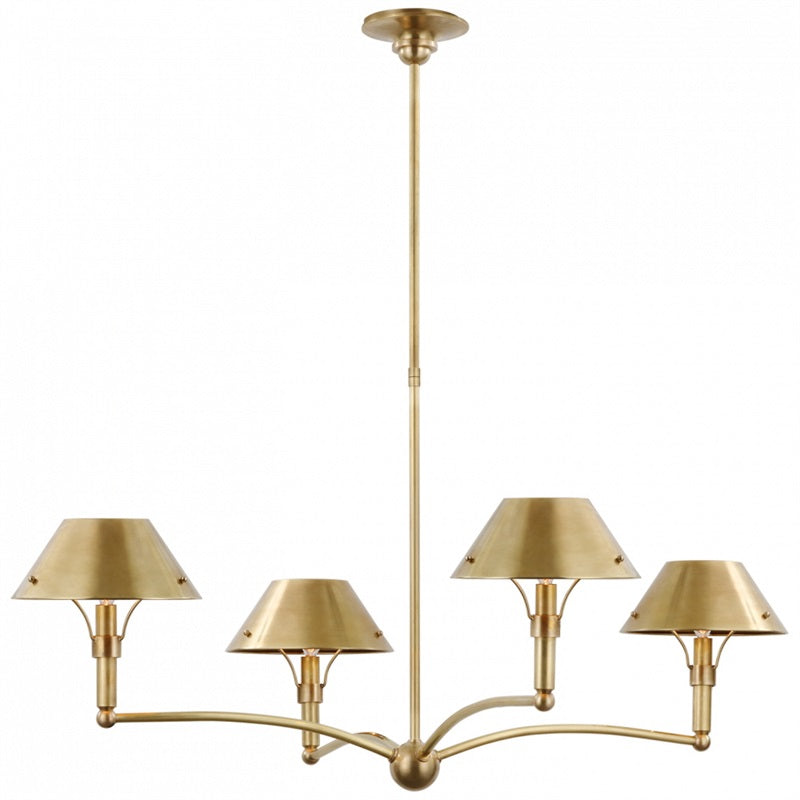 Turlington Lustre Laiton Métal Industriel Vintage - Neutralighting
