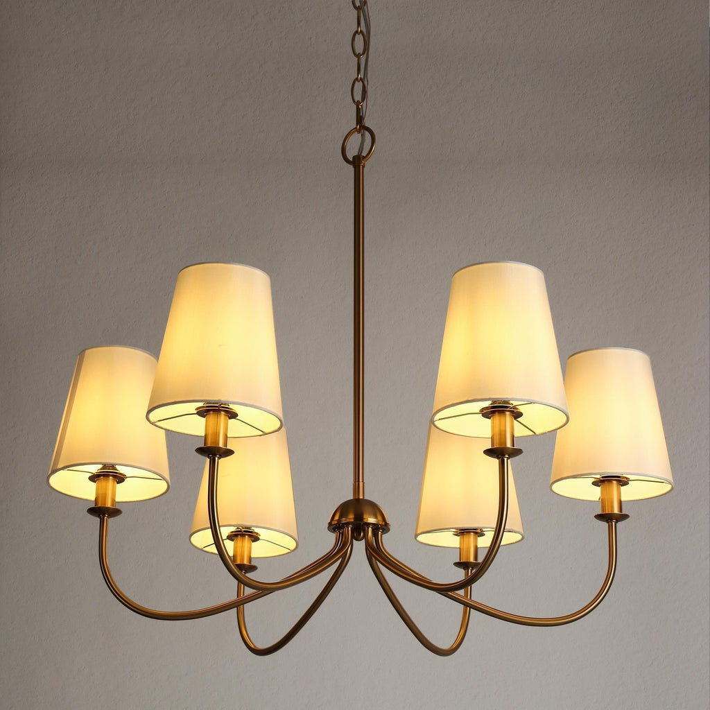Icarisra Lustre Laiton Tissu Industriel Vintage - Neutralighting
