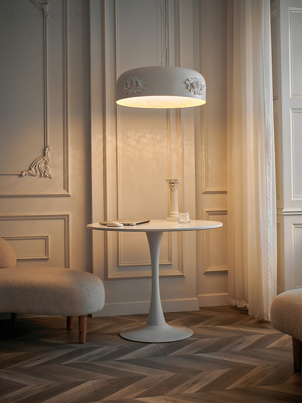 Vilaeos Minimaliste Résine Applique Lumière - Neutralighting