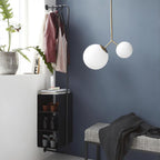 Twis Lampe Pendante Verre Dépoli Fumé Minimaliste - Neutralighting