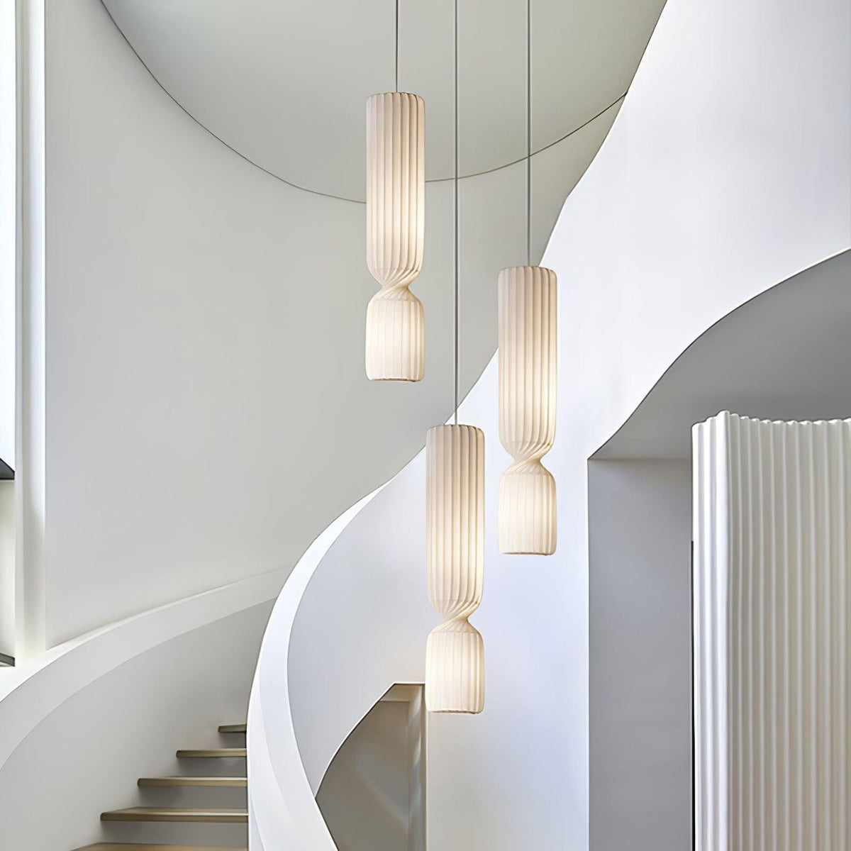 Twist Lampe suspendue minimaliste en PVC - Neutralighting