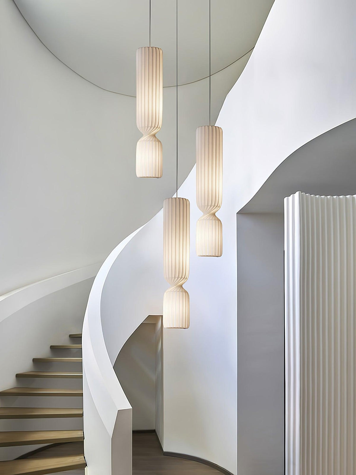 Twist Lampe suspendue minimaliste en PVC - Neutralighting