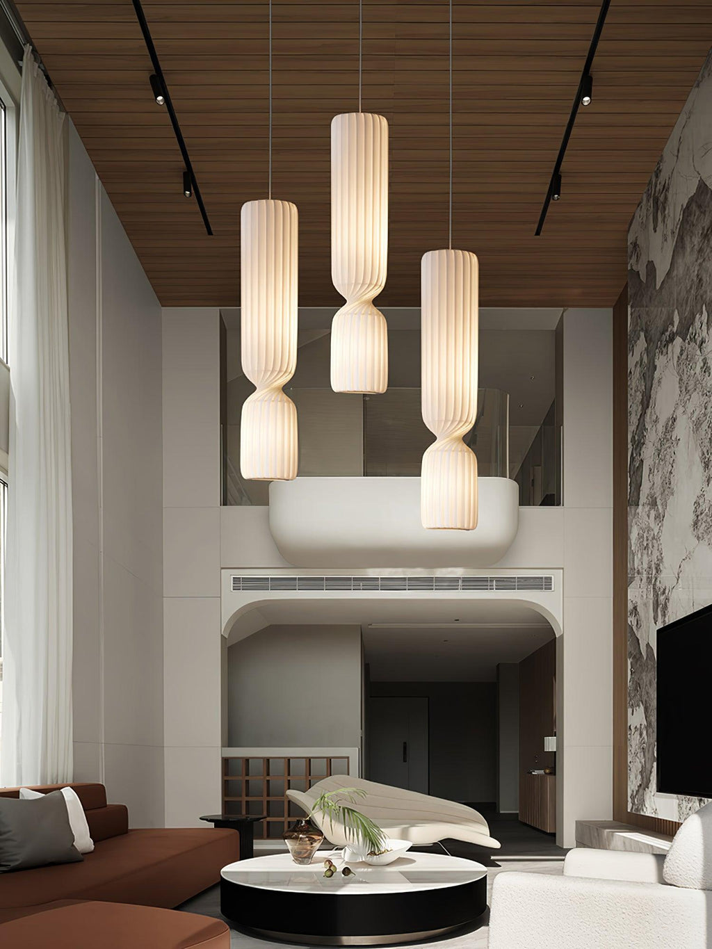 Twist Lampe suspendue minimaliste en PVC - Neutralighting