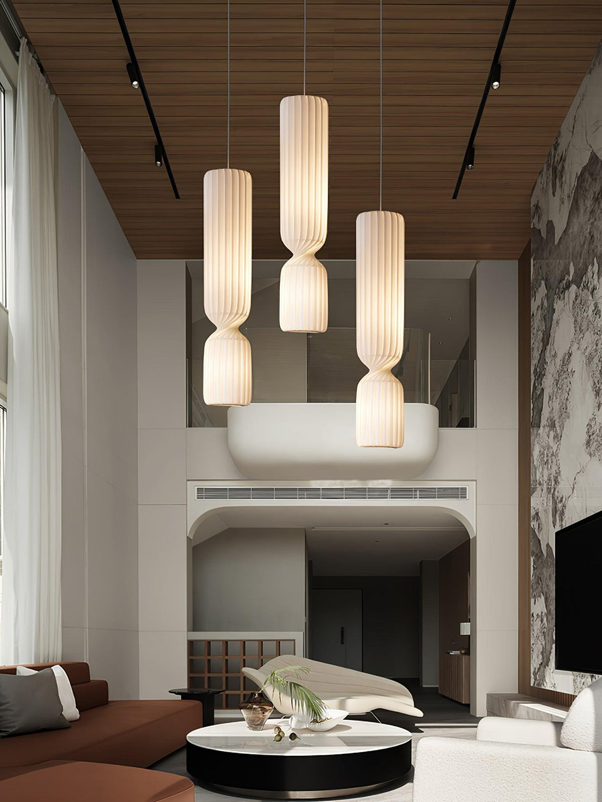 Twist Lampe suspendue minimaliste en PVC - Neutralighting