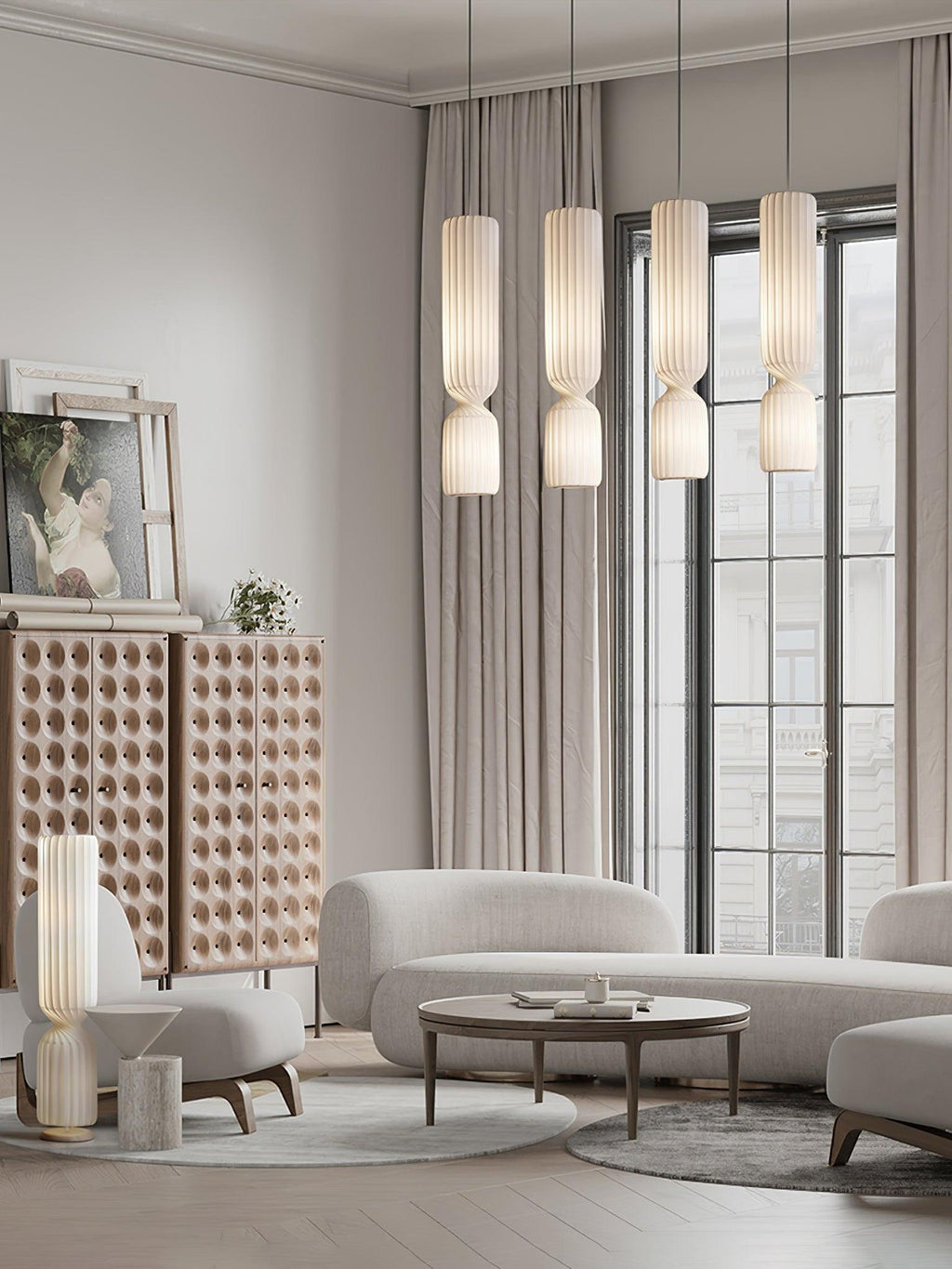 Twist Lampe suspendue minimaliste en PVC - Neutralighting