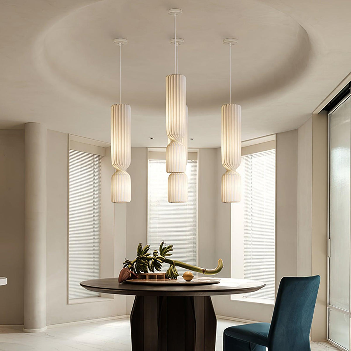 Twist Lampe suspendue minimaliste en PVC - Neutralighting