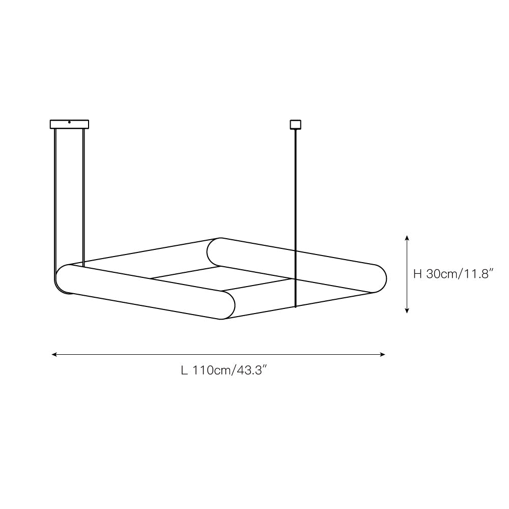 Syrinan Lustre Anneau Luxe Cuir Albâtre Minimaliste Moderne - Neutralighting