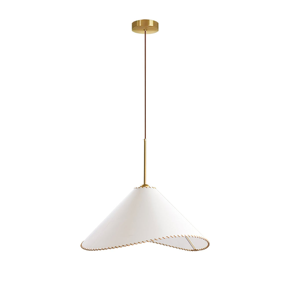 Aursoreth Nordic Tordu Abat-Jour Tissu Pendentif Lampe - Neutralighting