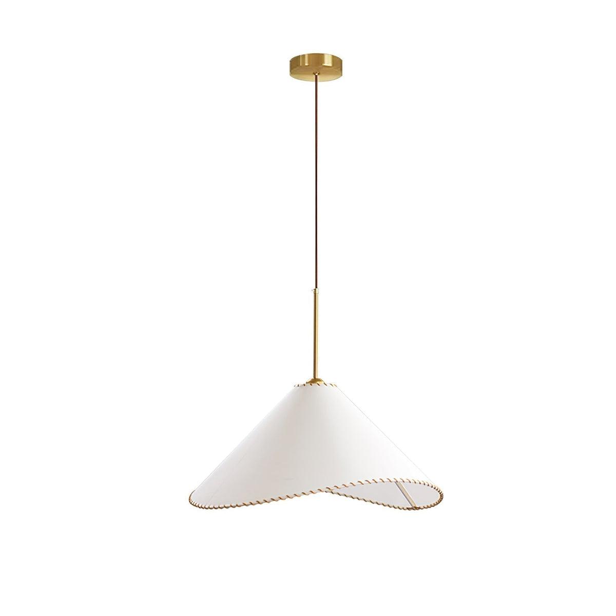 Aursoreth Nordic Tordu Abat-Jour Tissu Pendentif Lampe - Neutralighting