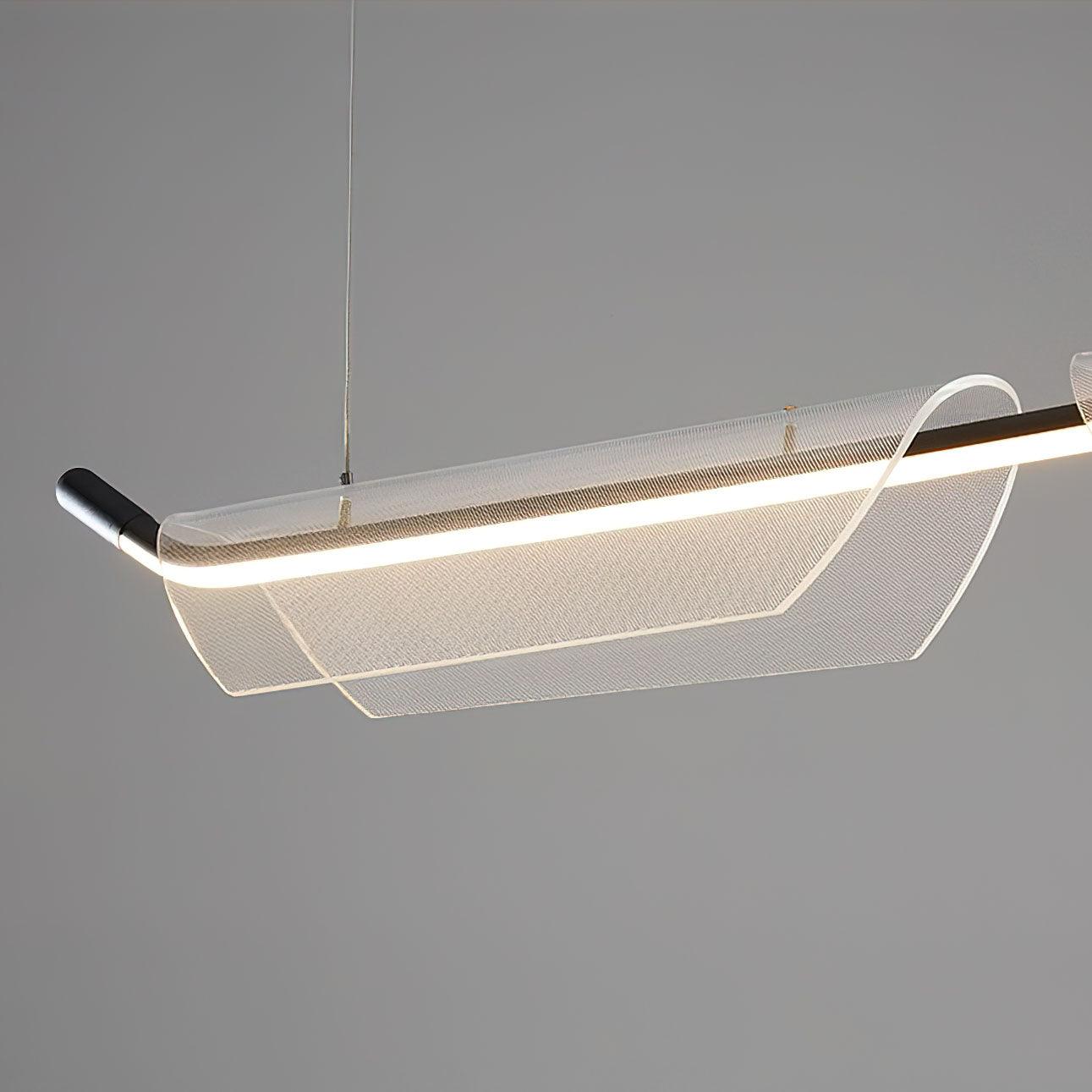 Vire Suspension Lampe Minimaliste en Acrylique - Neutralighting